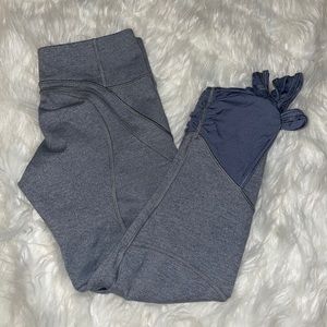 Lululemon leggings with tie at bottom